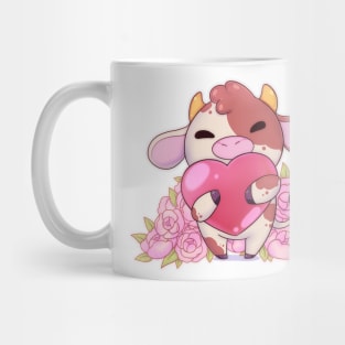 Little cow with heart Mug